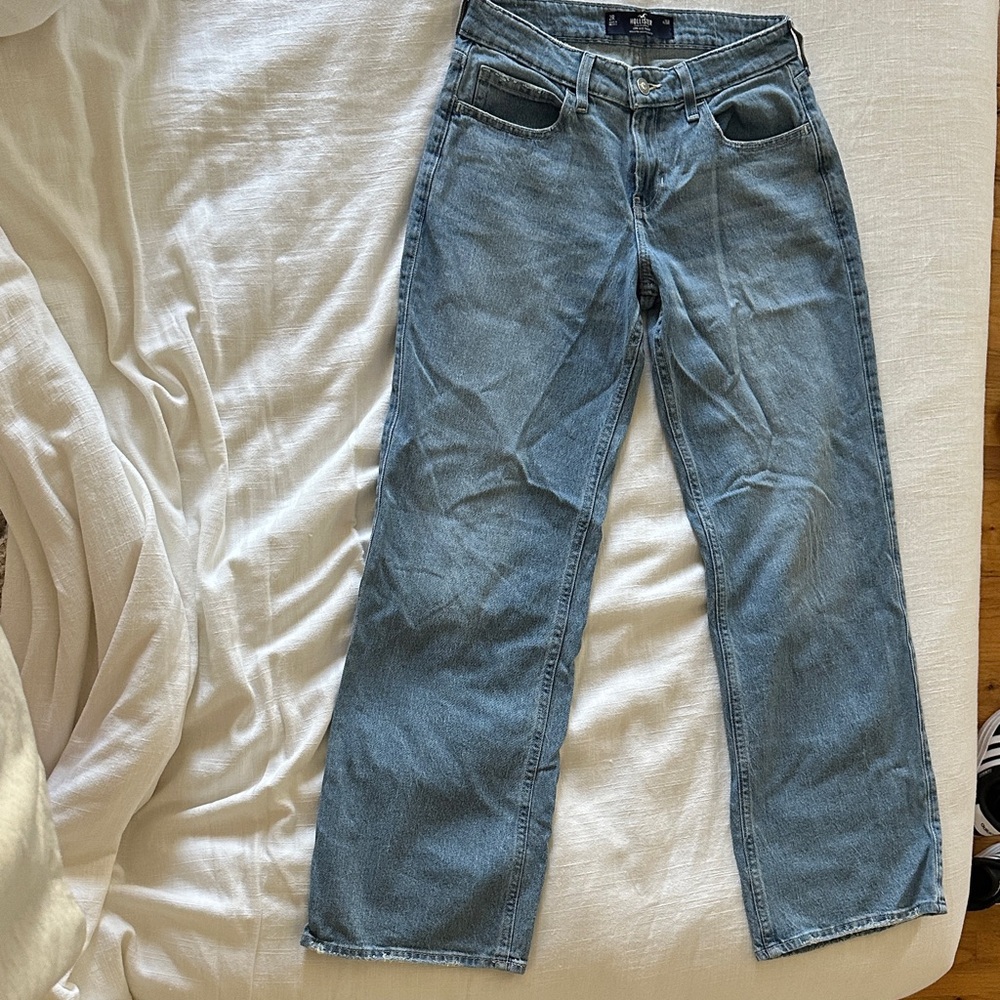 Classic Blue Womens Low Rise Jeans